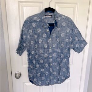 Reyn Spooner Indigo Floral Shirt